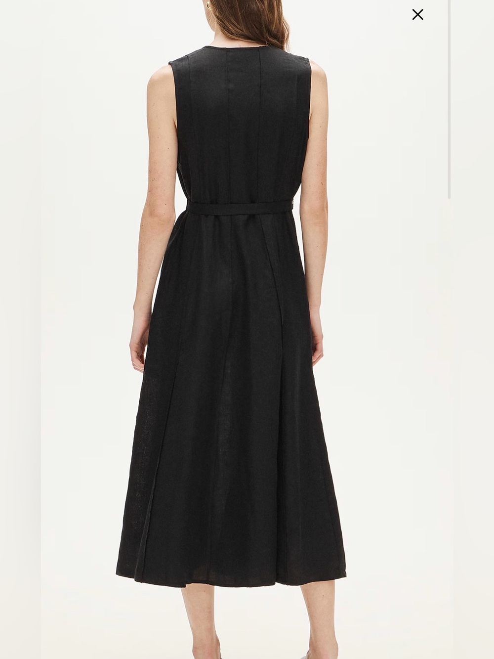J CREW LINEN TUNIC MAXI DRESS WITH BELT CA671 $248 - Picture 2 of 7